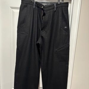 A. Tiziano Black wool pants size 38